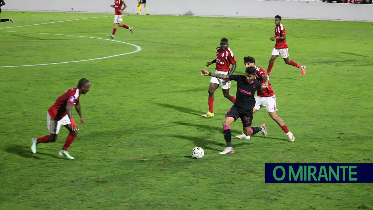União de Santarém esteve a um passo de causar surpresa na Taça de Portugal