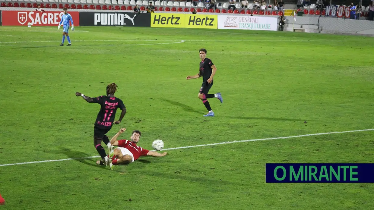 União de Santarém esteve a um passo de causar surpresa na Taça de Portugal