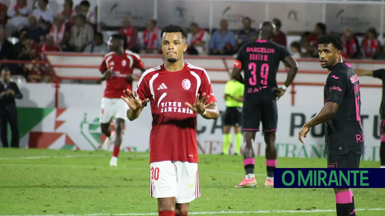 União de Santarém esteve a um passo de causar surpresa na Taça de Portugal