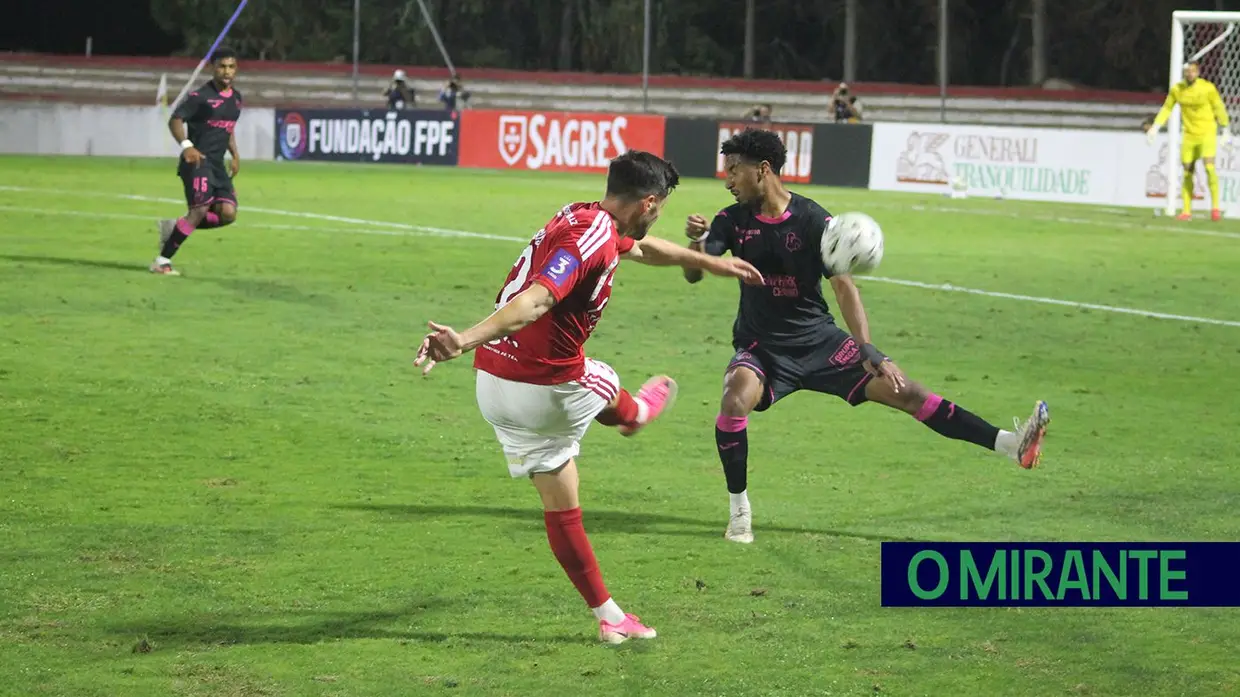 União de Santarém esteve a um passo de causar surpresa na Taça de Portugal