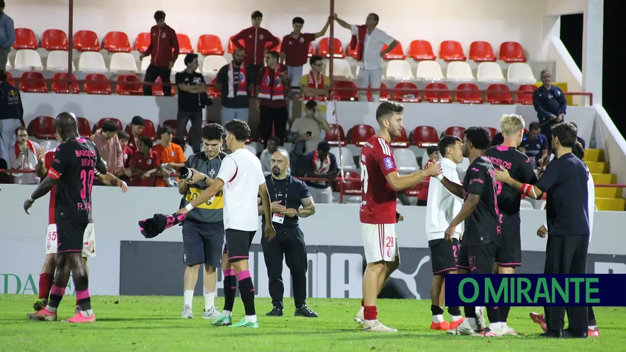União de Santarém esteve a um passo de causar surpresa na Taça de Portugal
