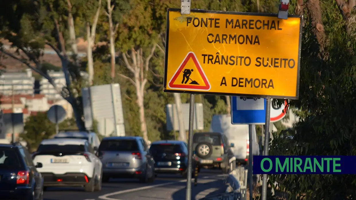 Obras na Ponte de VFX transformam Recta do Cabo num pesadelo para automobilistas