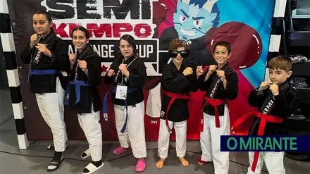 Atletas da Casa do Benfica na Golegã conquistam quatro pódios na Semi Kempo Challenge Cup