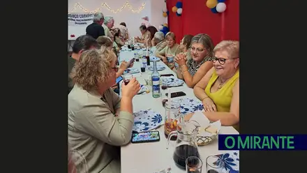 Antigos funcionários da Eurofil juntaram-se à mesa para recordar a história da fábrica da Póvoa de Sta. Iria