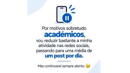 Um post por dia não sabe o bem que lhe fazia…
