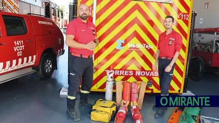 Dois bombeiros de Torres Novas desafiam os limites e treinam para o inesperado