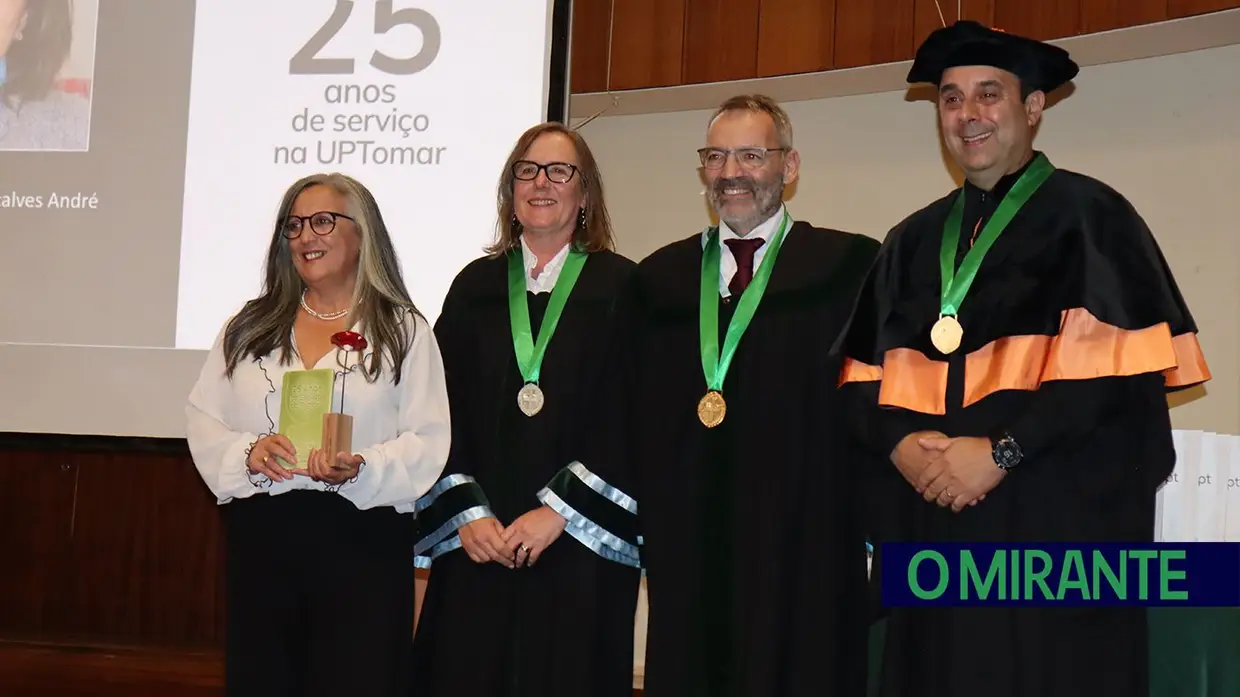 Universidade Politécnica de Tomar assinala Dia da Instituição com nova parceria e homenagem a colaboradores