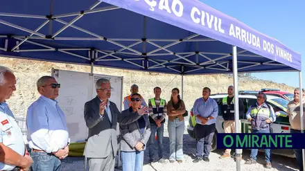 Arrancaram obras de 1,5 milhões da secção de bombeiros em Arranhó