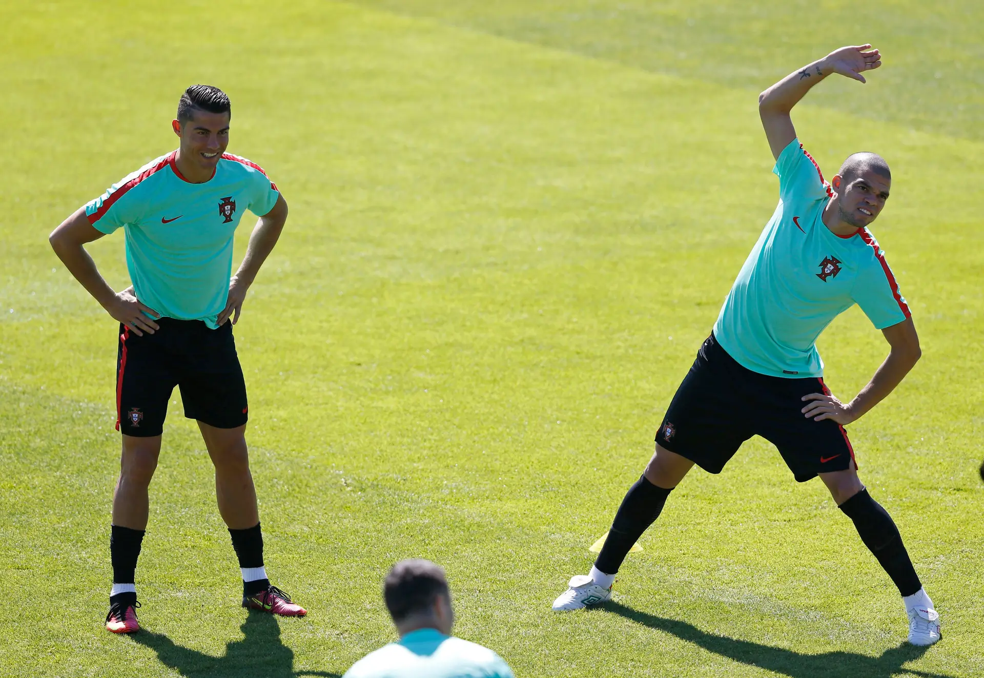 Pepe recuperado e em condições para jogar na final contra a França