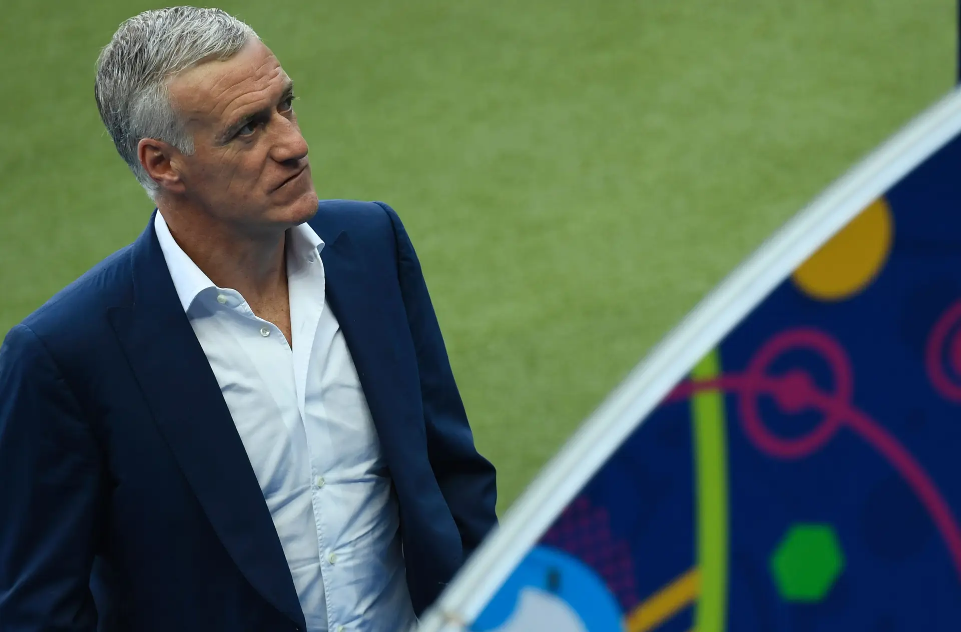 Dider Deschamps ficou contente com a “discrição” de Ronaldo: “Não o vimos muito esta noite”