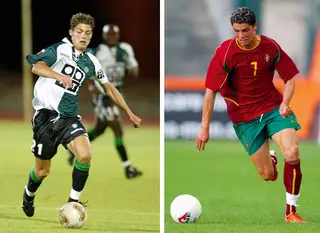 Transformação. O menino franzino dos tempos do Sporting transformou-se numa máquina de fazer golos no Real Madrid. Ronaldo sempre cuidou do físico mas vai adaptando os treinos à idade 