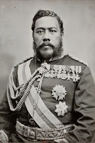 Monarca. O rei David Kalākaua, penúltimo monarca do Havai, que visitou Lisboa em 1881 