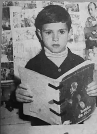 Pauleta na escola primária.