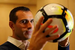 Pedro Pauleta na Cidade do Futebol