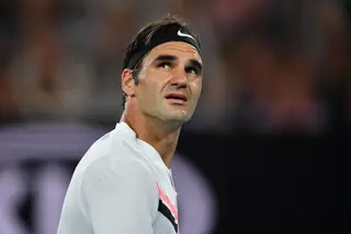 Roger Federer a imitar The Rock e a dizer que o seu braço esquerdo é "apenas decoração"? Sim, aconteceu