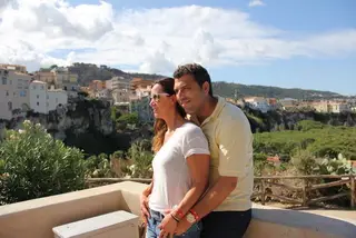 Bruno Basto e a mulher Fátima Basto
