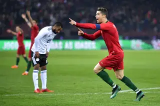 Cristiano Ronaldo marcou os dois golos de Portugal frente ao Egito