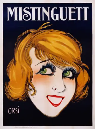 A grande estrela do teatro de burlesco "Folies Bergère", Mistinguett, terá ficado encantada com a passagem por França do "diamante negro"