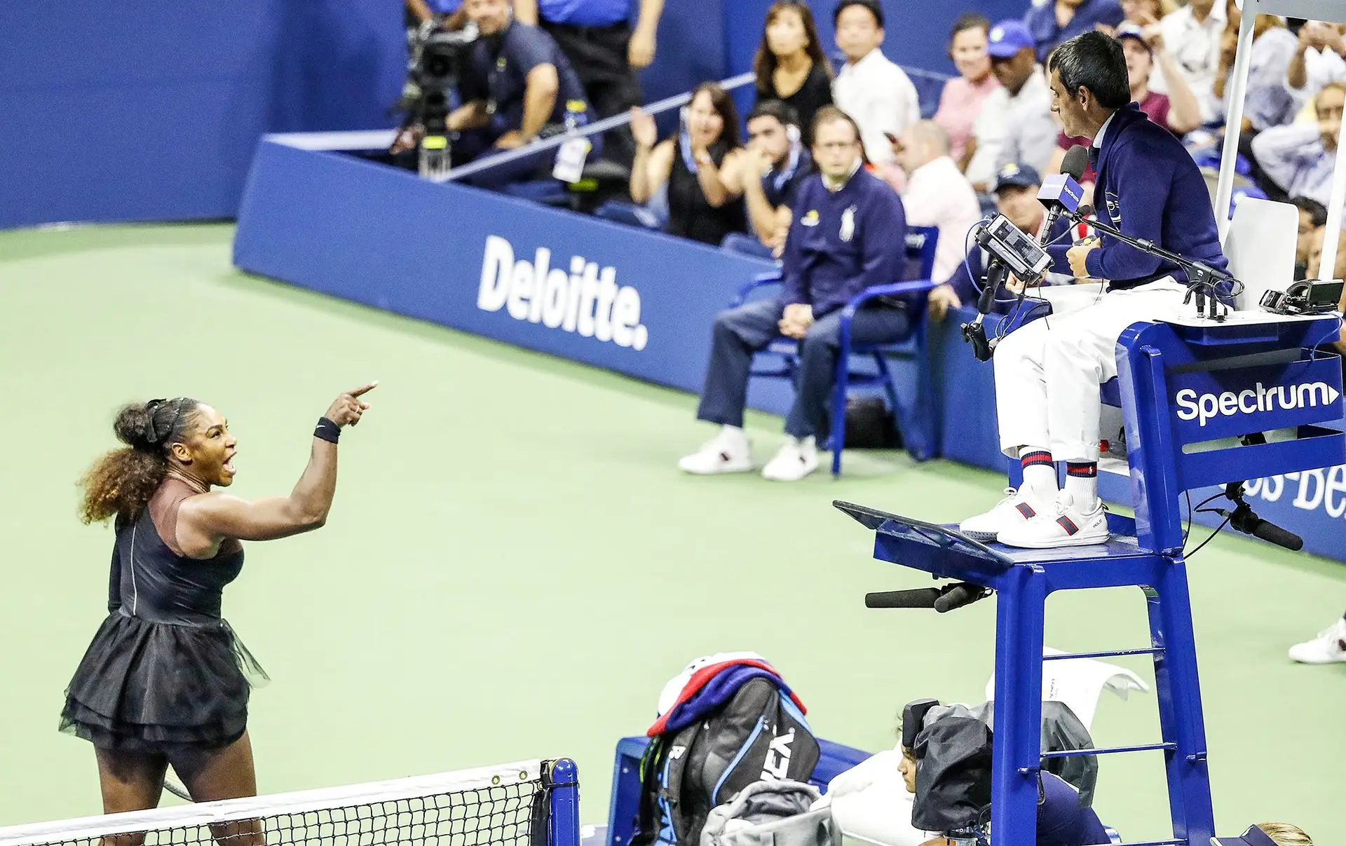 Serena Williams acusou o árbitro português de ser mentiroso e ladrão