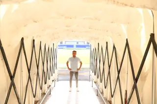 Aos 27 anos, Hugo Falcão tem a sua segunda experiência em seniores, depois de ter liderado o Fabril, em 2017/18