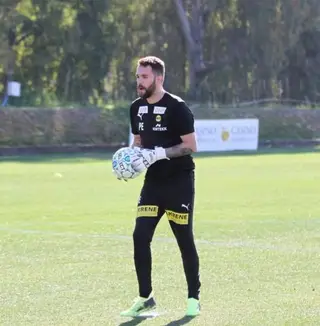 Pedro Espinha ao serviço do Lillestrom, clube da 1ª divisão norueguesa