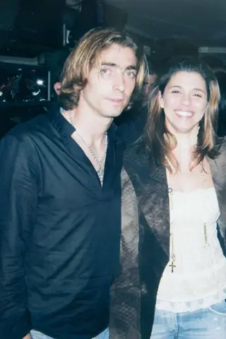 Ricardo com a mulher, Roberta, a sua primeira e única namorada