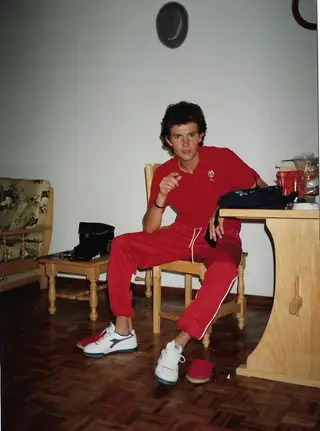 Rui Esteves na altura em que representou o Farense, em 1990