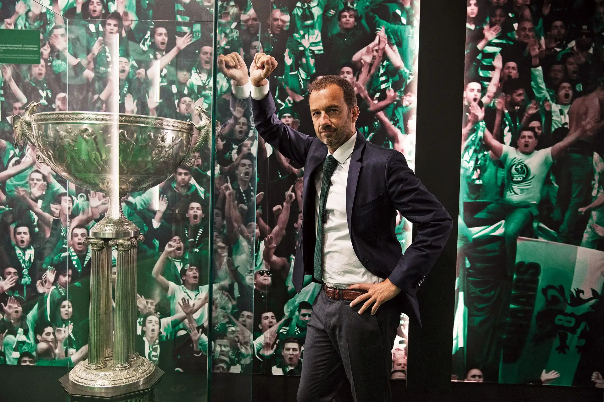 Frederico Varandas, presidente do Sporting, diz-se satisfeito com os resultados