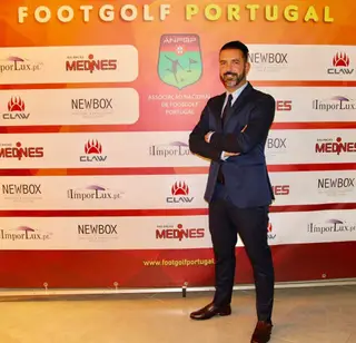 Ricardo Esteves é o presidente da Associação Nacional de Footgolf