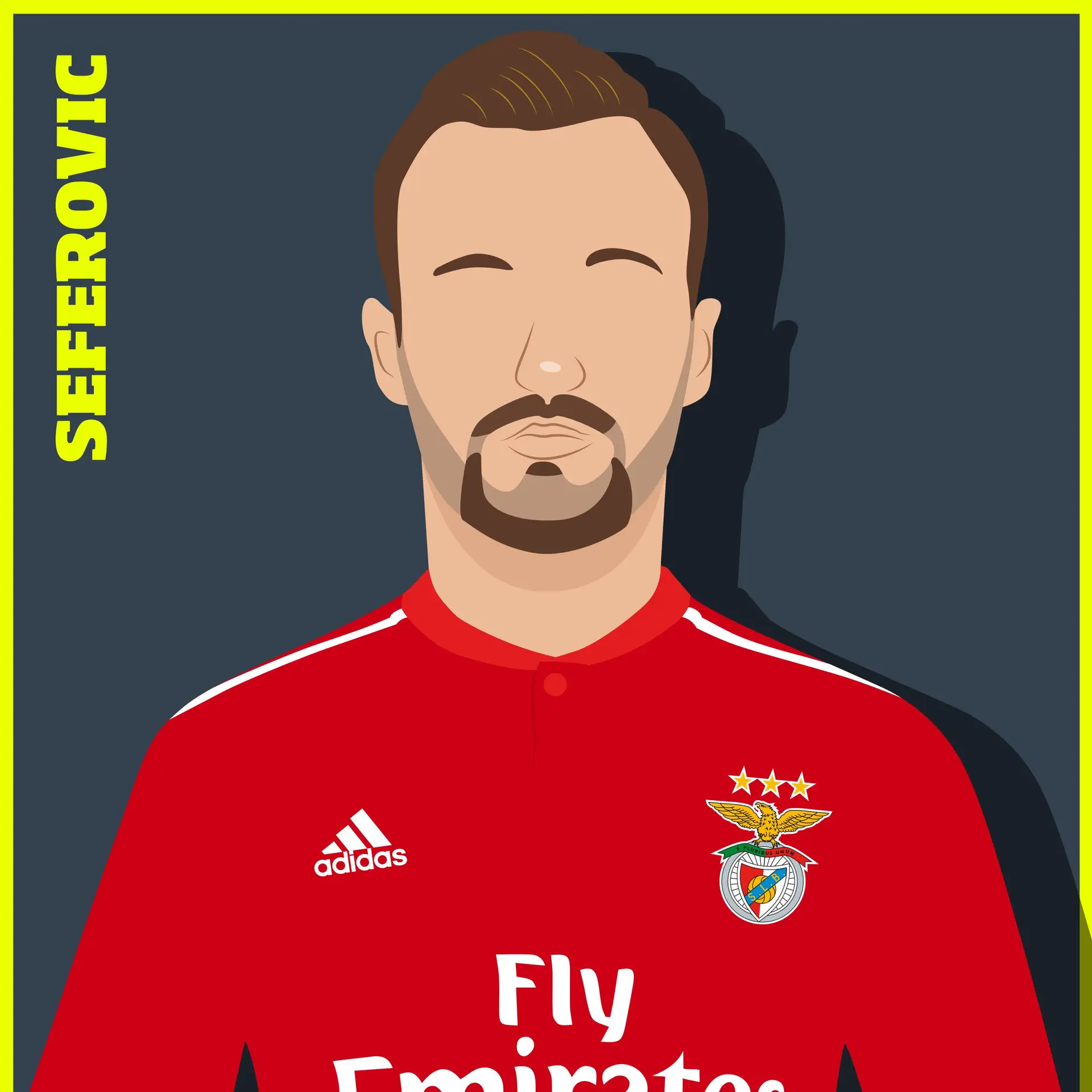 Os homens do título: Seferovic, o avançado que só Mbappé e Messi superam