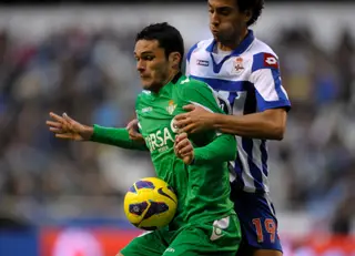 Depois da Suíça, Roderick (à direita) jogou no Deportivo da Corunha