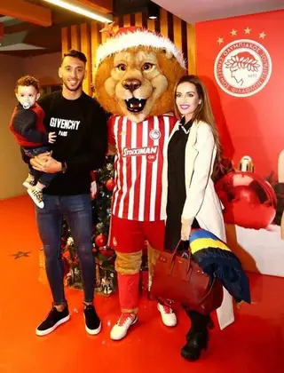 Roderick com a mulher e o filho