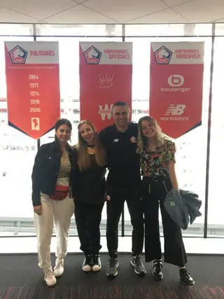 A última foto de familia, tirada no Lille
