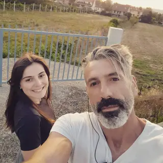 Fernando Aguiar com a filha mais velha