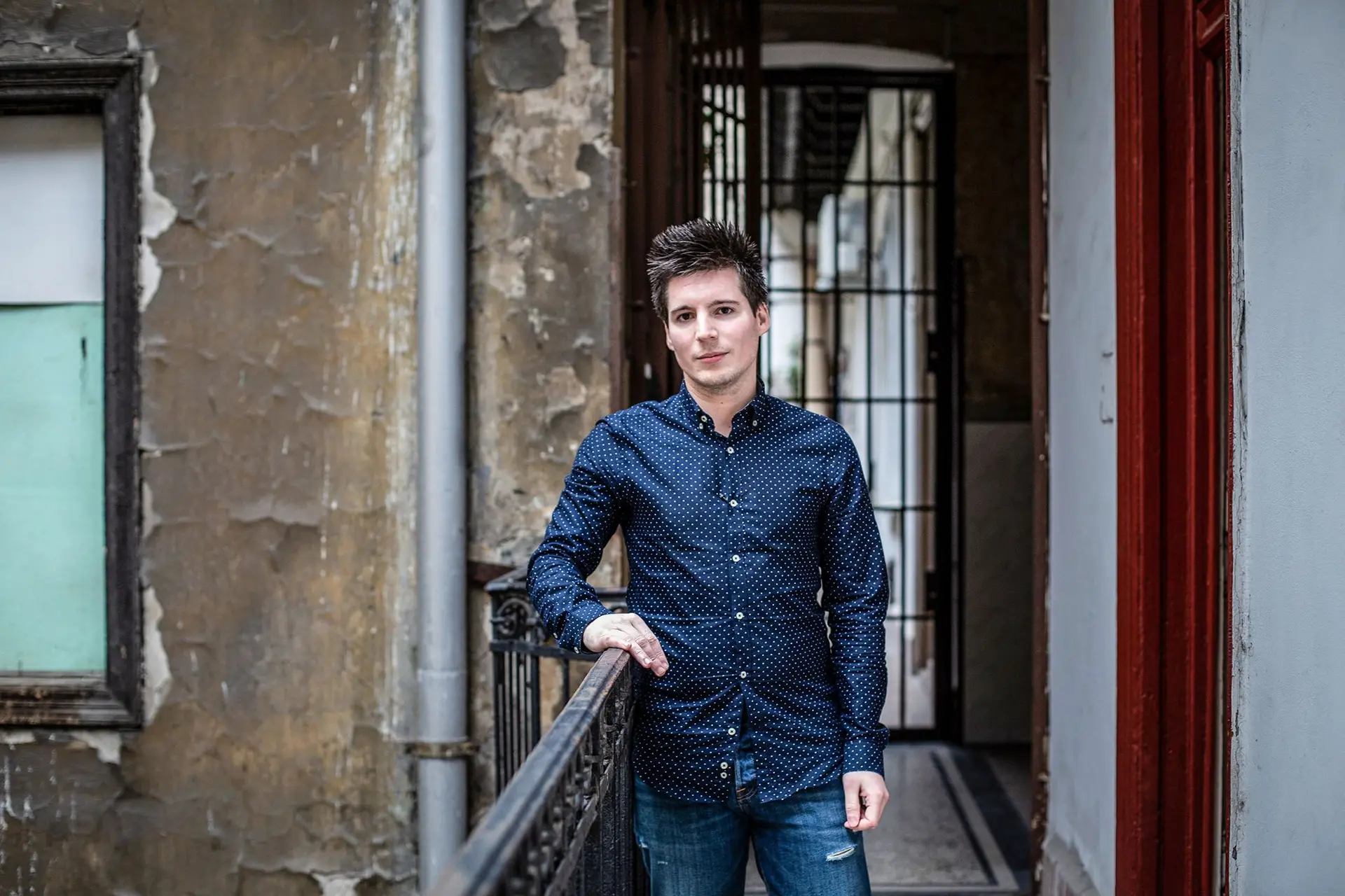 Rui Pinto, aqui fotografado em Budapeste, está em prisão preventiva em Lisboa desde março de 2019.