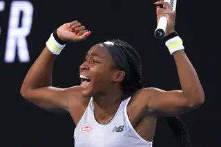 A adolescente fez cair a campeã em pouco mais de uma hora