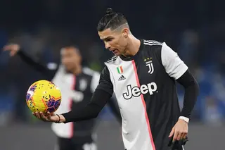 Cristiano em fúria com o momento da Juventus