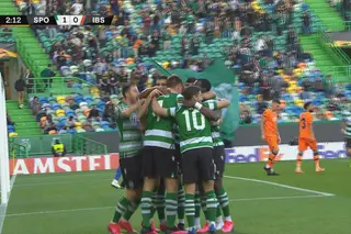 O primeiro golo do Sporting frente ao Basaksehir