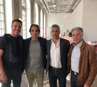 Júlio César, Nuno Gomes, Vítor Paneira e Veloso