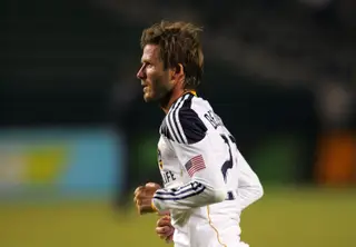 Aos 32 anos, Beckham mudou-se para os EUA. Foi duas vezes campeão da MLS com os Galaxy