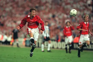 Beckham em 1996, ano de afirmação United