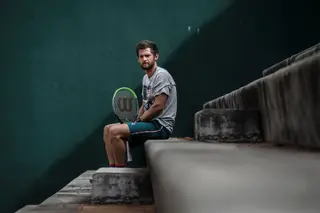 Para Pedro Sousa, voltar aos courts não está a ser fácil. Na realidade, “está a custar um bocadinho”