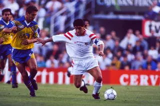 Monchi e o generoso Maradona: “Disse-me: 'toma, aqui tens um bom relógio, para que não tenhas de andar com um falso'”