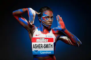 Asher-Smith: dos sprints aos treinos com veados