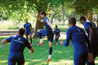 “Isto é um escape à realidade”: estivemos dentro do treino do Belenenses SAD para perceber como se treina em pandemia