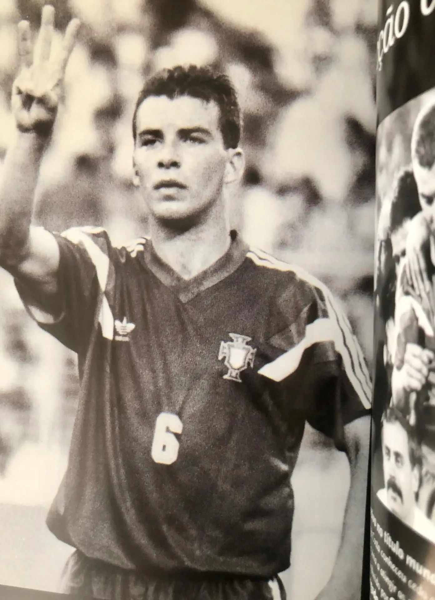 Jorge Costa numa das primeiras chamadas à seleção