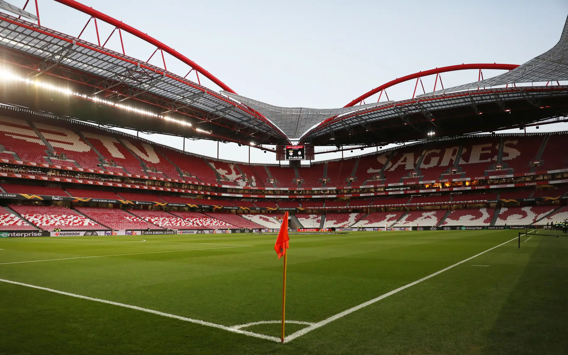 O Estádio da Luz acolhe, juntamente com o Estádio de Alvalade, a inédita final a oito da Liga dos Campeões