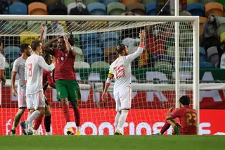 2500 espectadores viram o Portugal-Espanha e 2511 viram Espanha jogar, até Portugal acordar