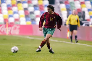 Rogério fez cinco jogos como internacional A