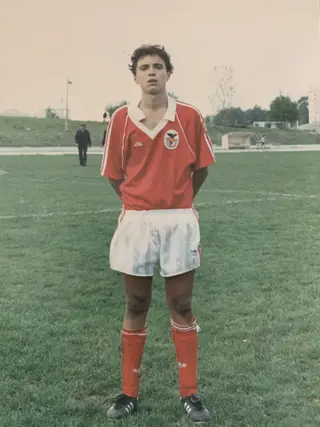 Rogério esteve sete anos na formação do Benfica